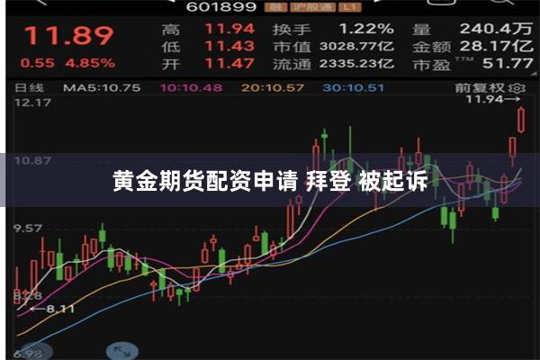 黄金期货配资申请 拜登 被起诉